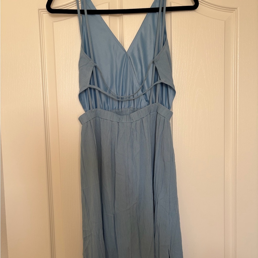 Lulu's Light Blue Ruffled Dress - Picture 2 of 3